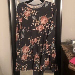 Boutique Sweatshirt shift dress